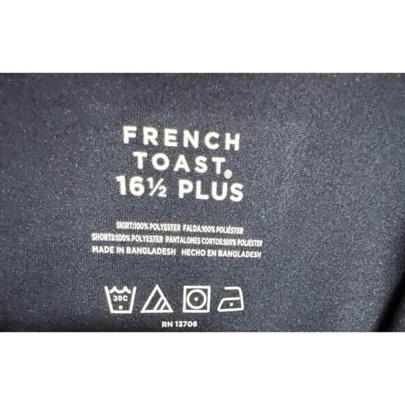 French Toast Skort Girls Size 16.5 Plus Blue Uniform Skirt - Picture 5 of 5